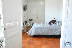 PF-SC: Dormitorio con TV plano en el muro