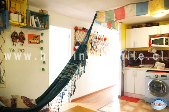 SH-DP: View of the kitchen and corridor to rooms